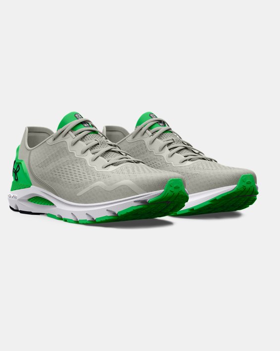 Men's UA HOVR™ Sonic 6 Running Shoes in Green image number 3